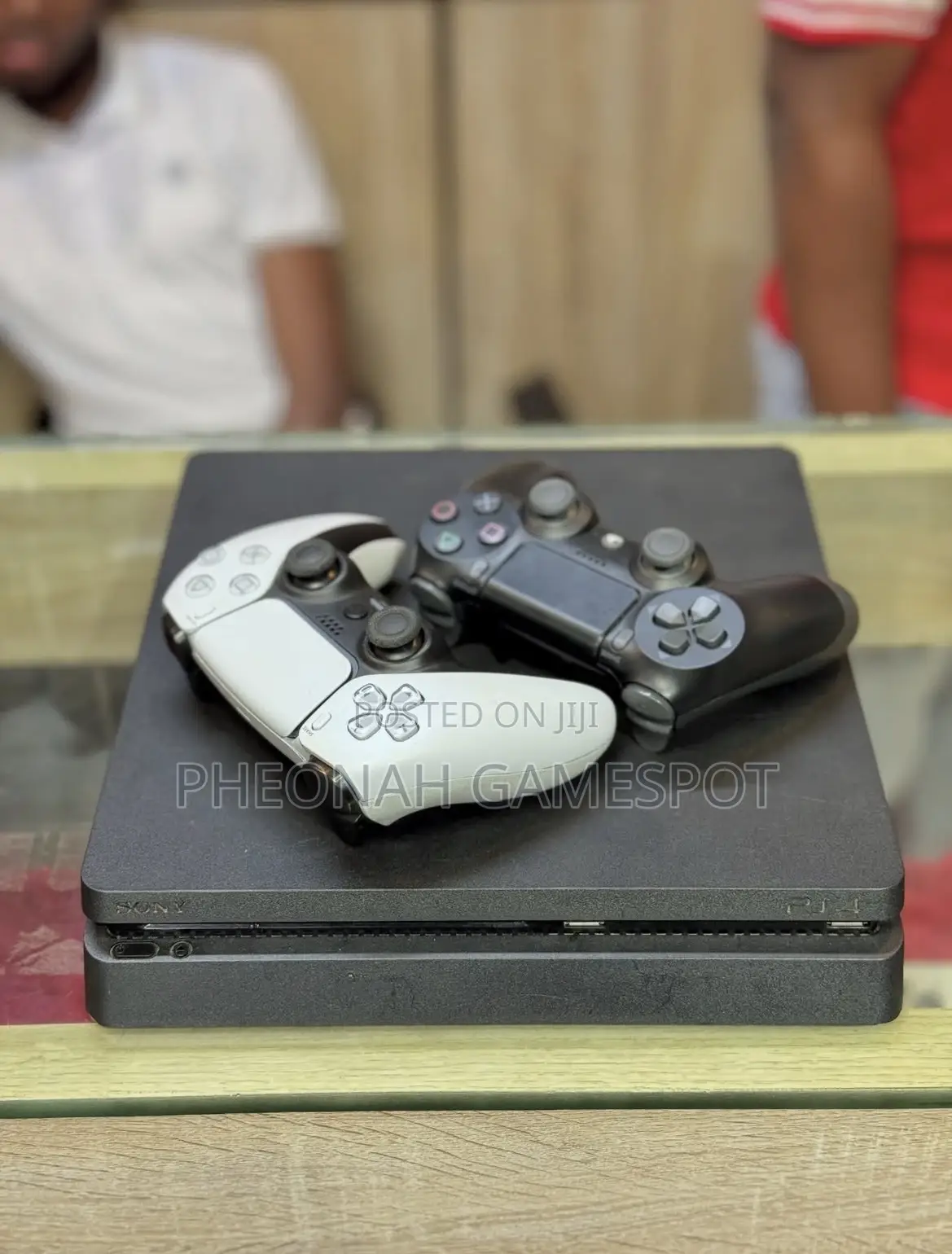 Clean Ps4 Slim for Sale — Includes 2 Pads and Top 15+ Games Inside!
