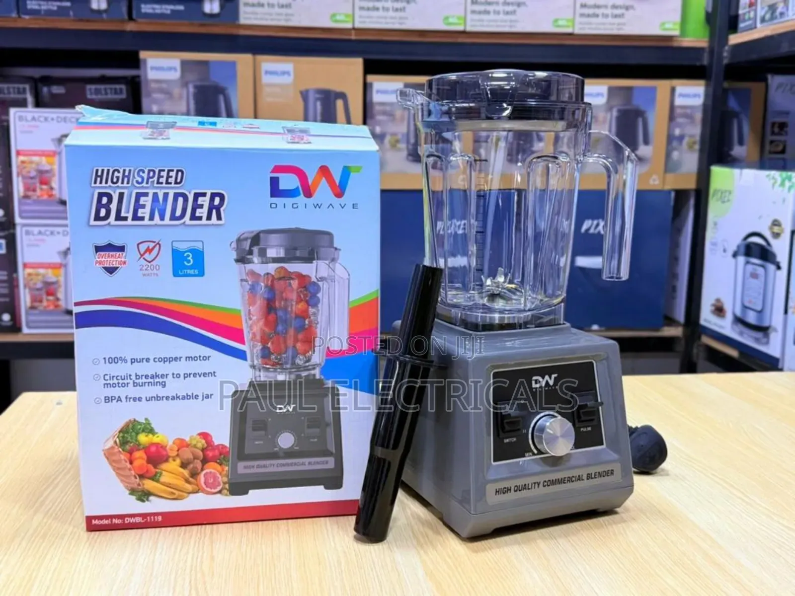 Dw Commercial Blender 3l