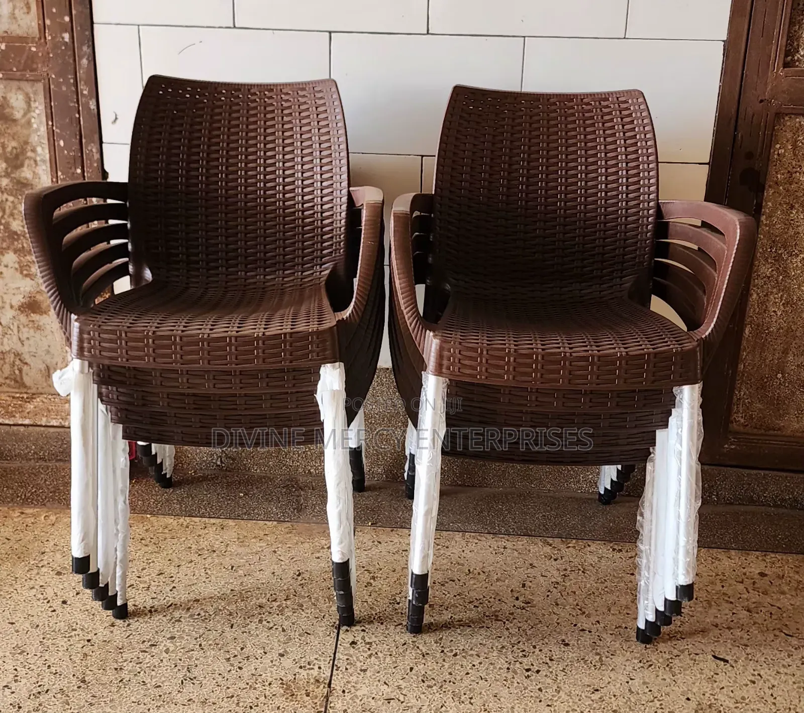 Bamboo Brown Chair
