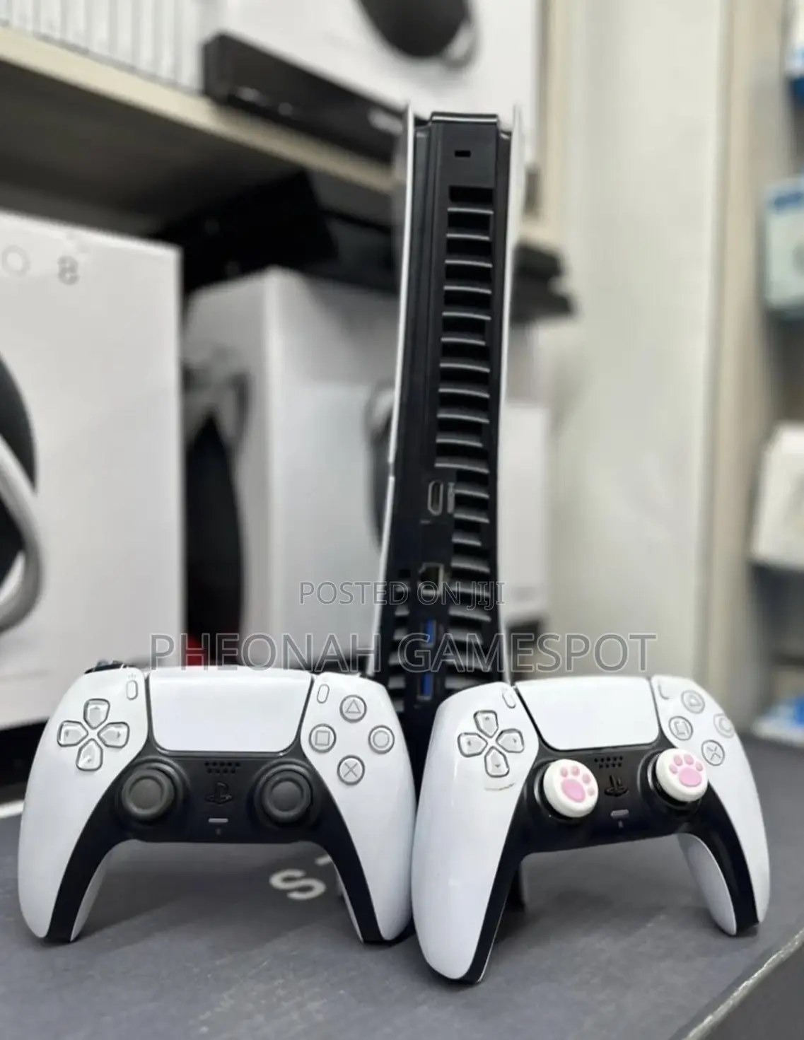 Ps5 Digital Edition, Clean, 2 Pads, and 4 Hot Games Preloaded!
