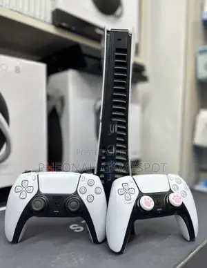 Ps5 Digital Edition, Clean, 2 Pads, and 4 Hot Games Preloaded!