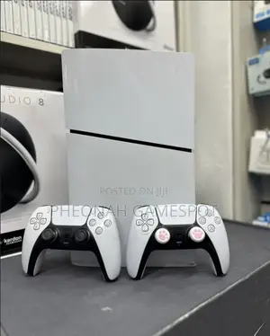 Powerful Ps5 Slim, 2 Controllers, 5 Awesome Games Installed!