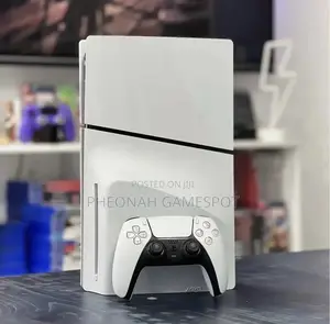 Ps5 Slim Bundle, 2 Controllers, 5 Games, Smooth Performance!