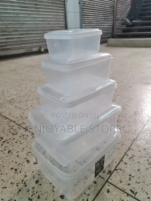 Plastic Storage Food Containers Set 5pcs
