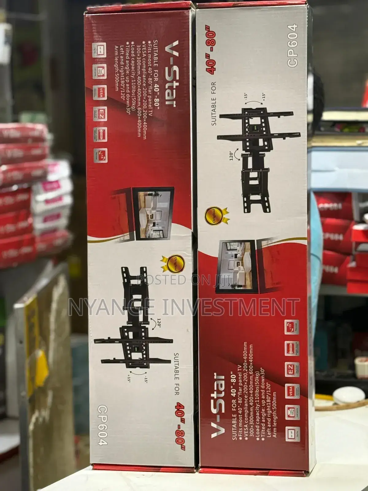 Rotating Tv Mount v-Star 40-80 Inches