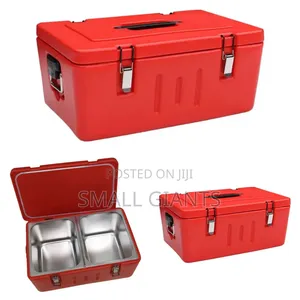 Modern Design Double Insulated Food Warmer Metallic Box