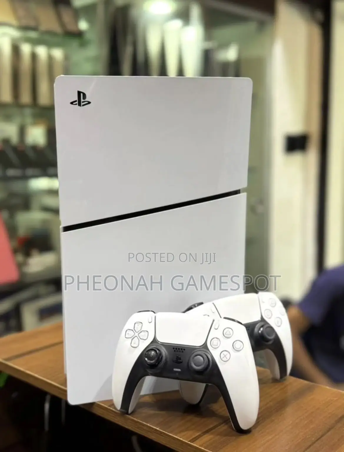 Ps5 Slim Edition, 2 Controllers, 6 Installed Games Ready!