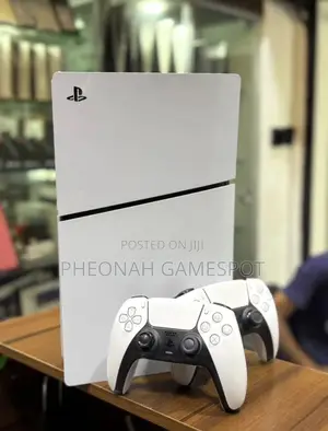 Ps5 Slim Edition, 2 Controllers, 6 Installed Games Ready!