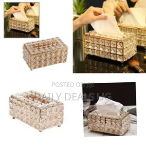 Facial Tissue Napkin Paper Storage Box Dispenser Stain Resistant