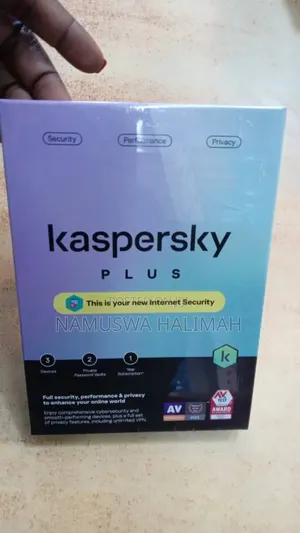 Kaspersky Plus, a Cybersecurity Software Package.