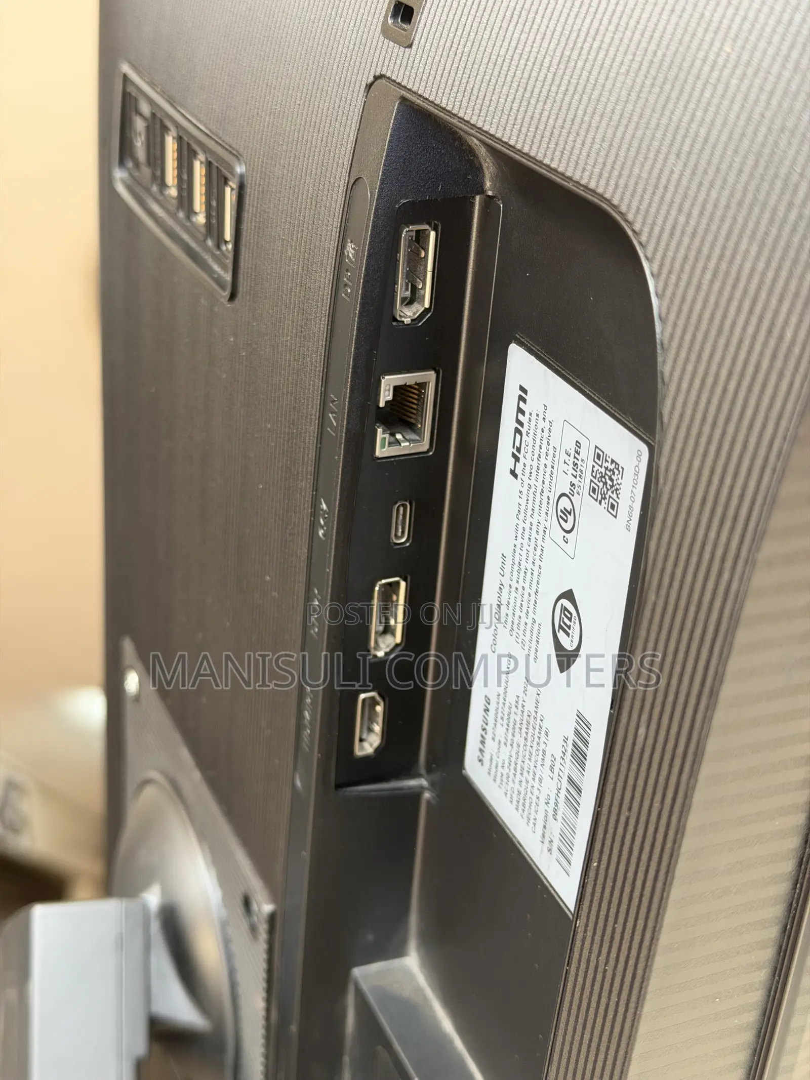 Samsung Monitor 27 Inch Screen Ips Hdmi Type C Div Display