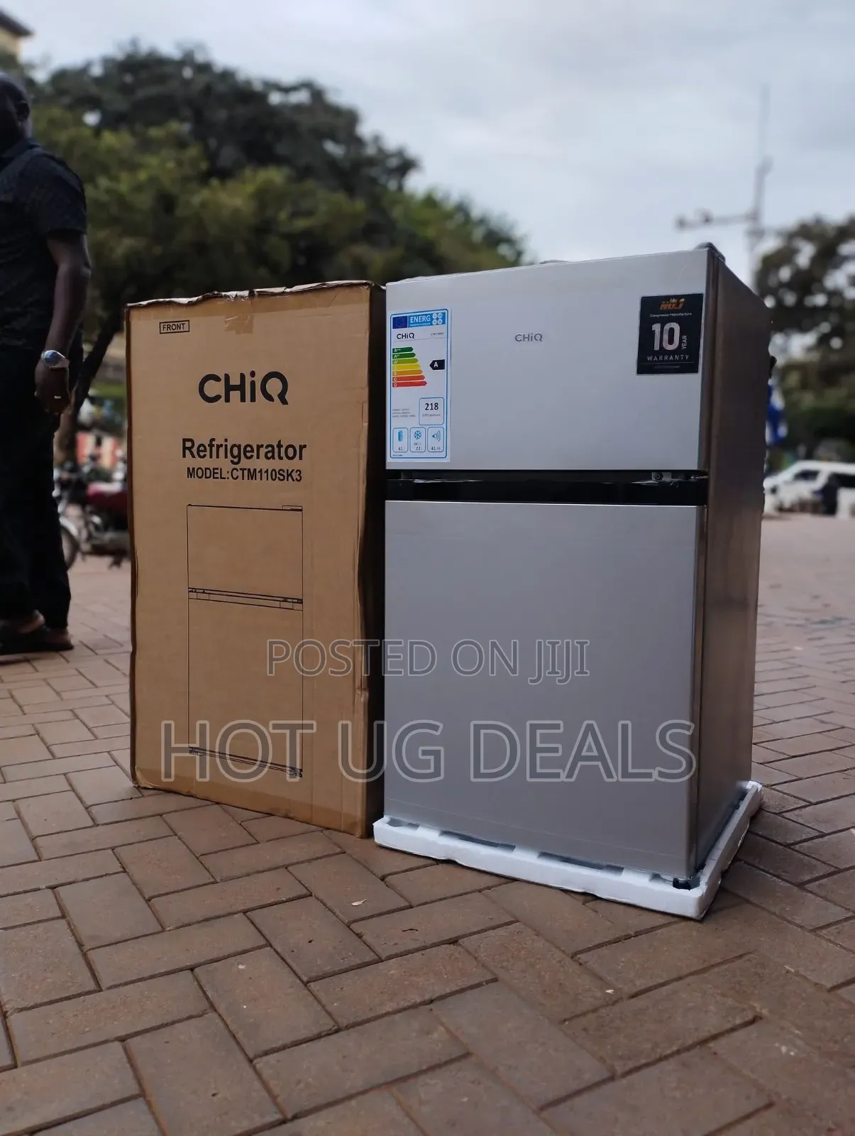 Chiq 110l Double Door Medium Size
