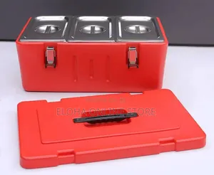 Triple Compartment 40l Large Compartment Food Warmer Carrier Box