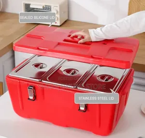 Triple Compartment 40l Large Compartment Food Warmer Carrier Box