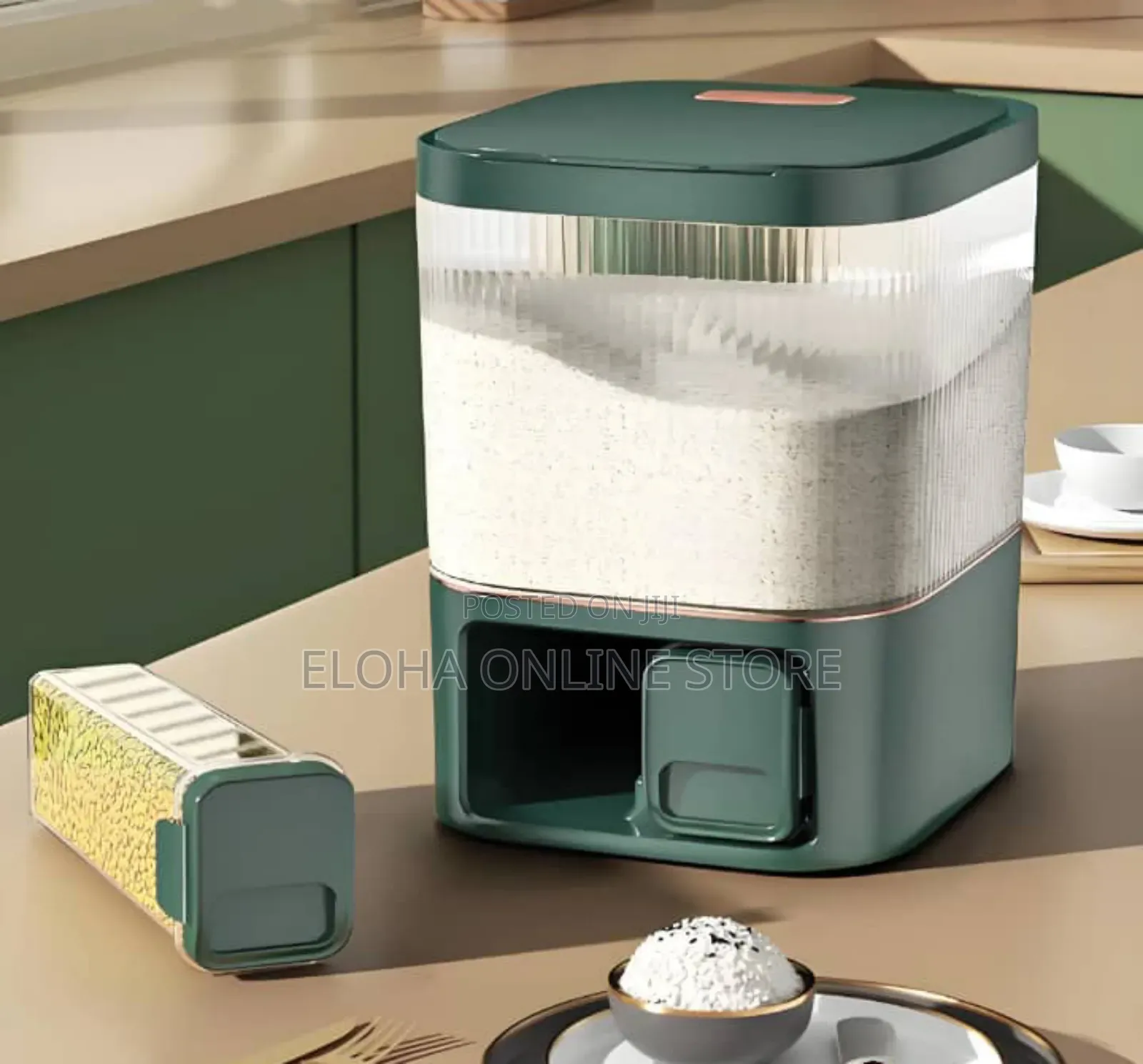 Large-Capacity Rice or Dry Food Dispenser