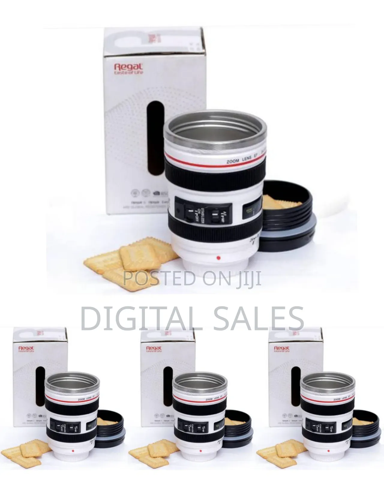 Photographer Camera Lens Coffee Mug -13.5oz Stainless Steel