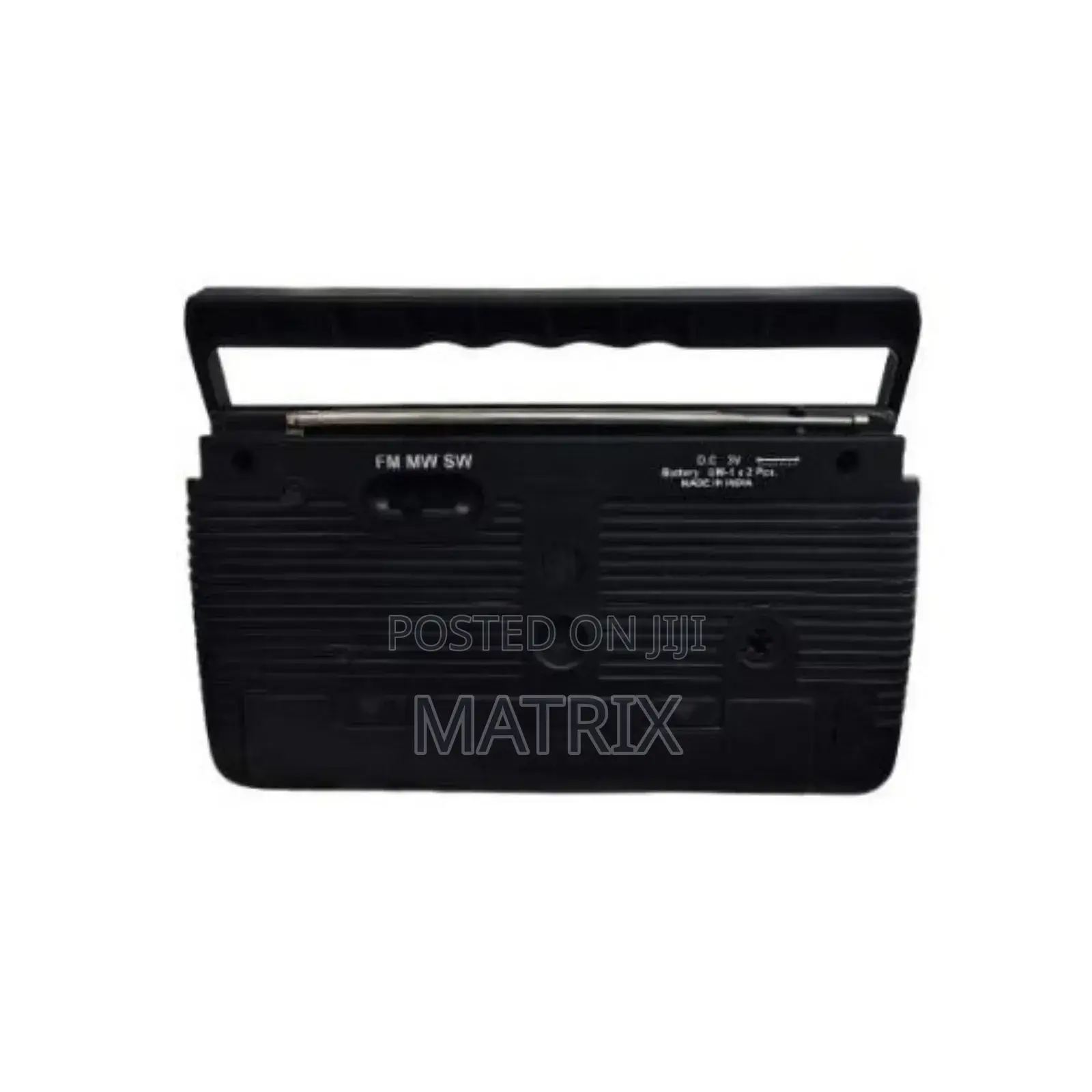 3 Band Radio Fm Mw Sw Local Channels Stations Uses 2 Battery Cells.