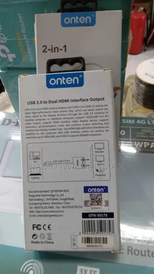 Onten Otn-Uca9705, a 5-in-2 Usb-C/Usb 3.0 to Sd/Tf Card Reader