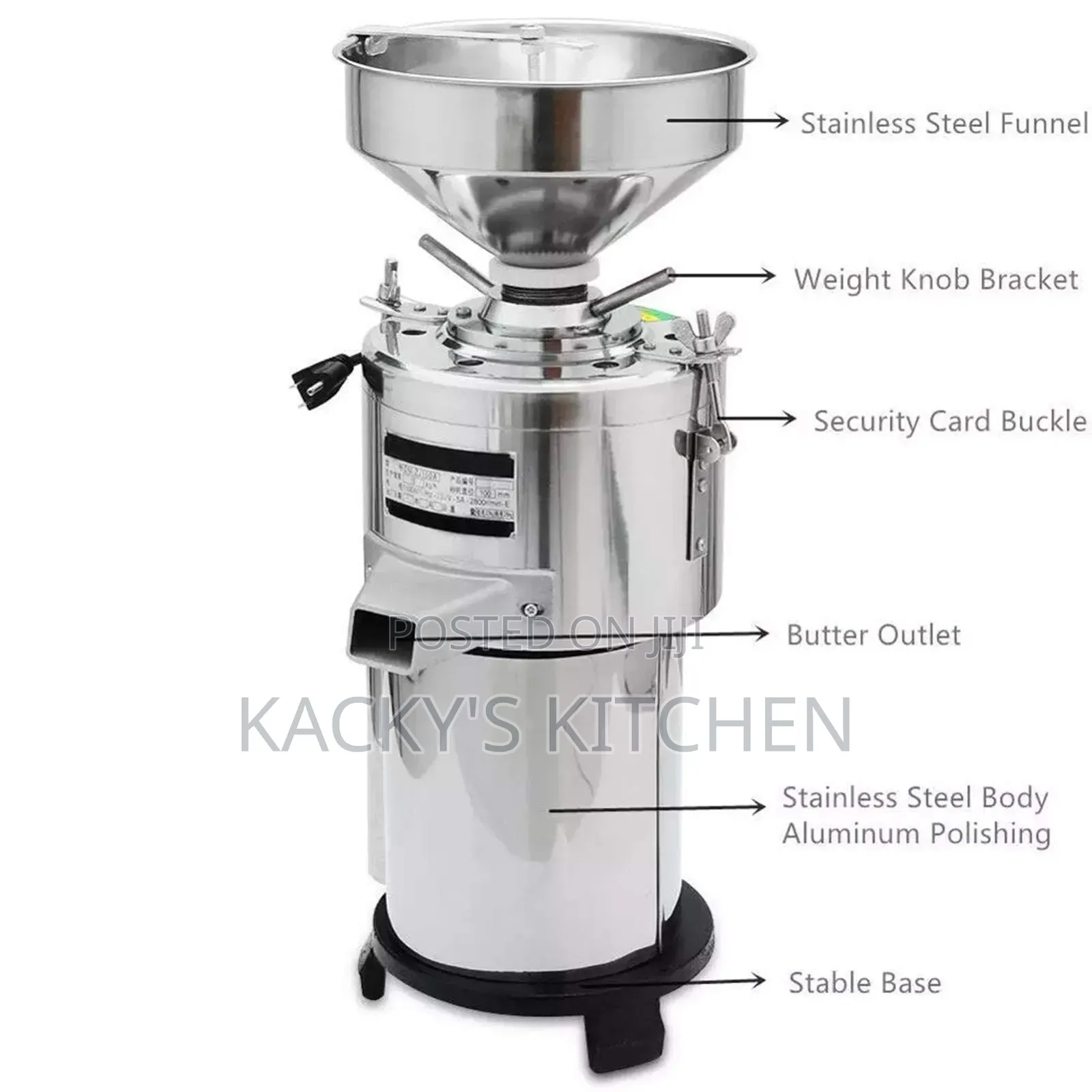 Commercial Peanut Butter Grinder Machine.