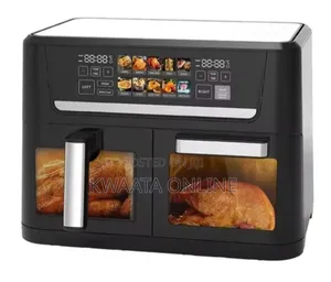 DSP Kb2188 Dual Zone 14l Air Fryer Oven –Led Touch, 1700w Power