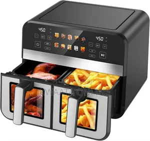 DSP Kb2188 Dual Zone 14l Air Fryer Oven –Led Touch, 1700w Power