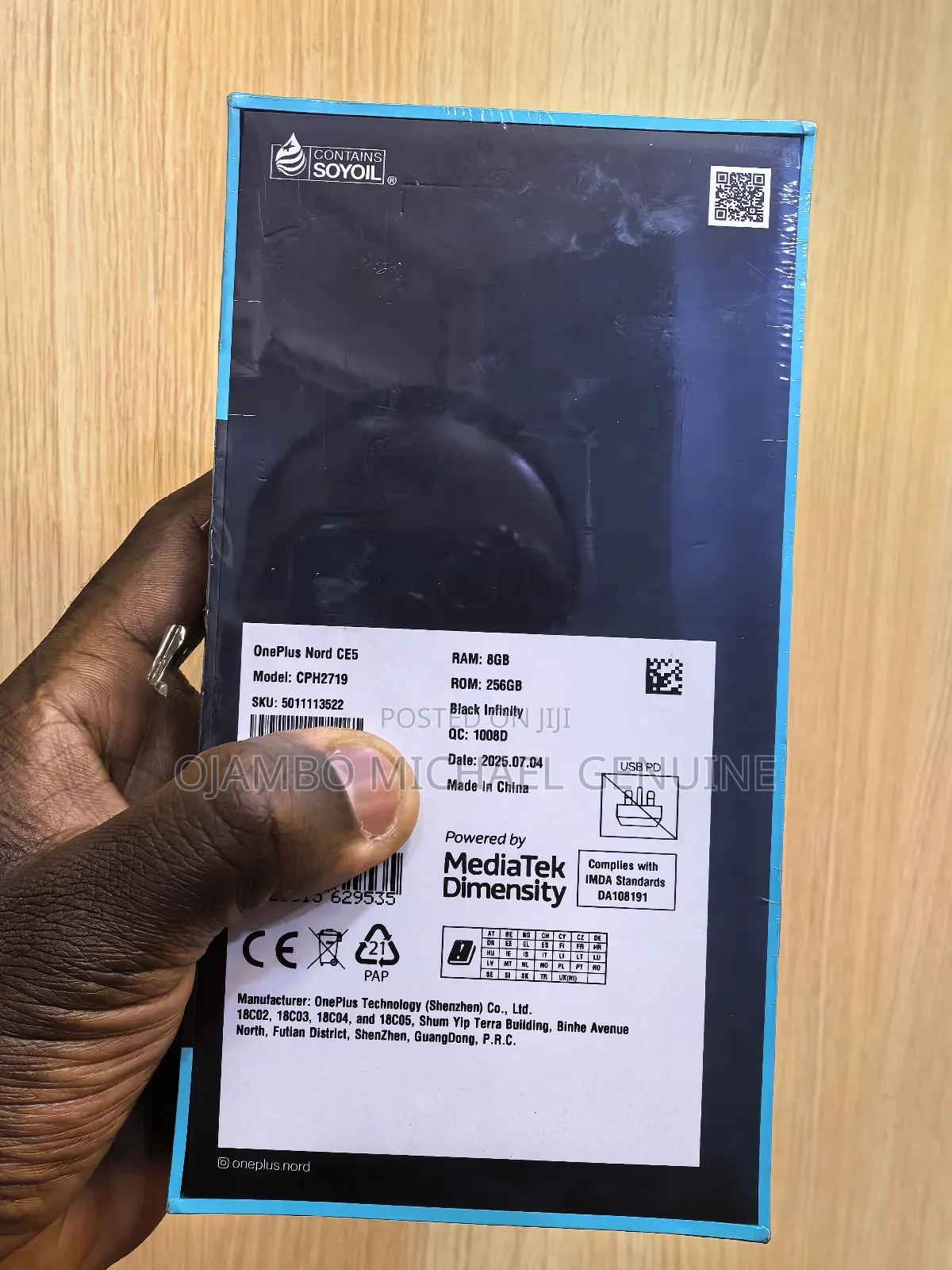 New OnePlus Nord CE 5G 256 GB Black