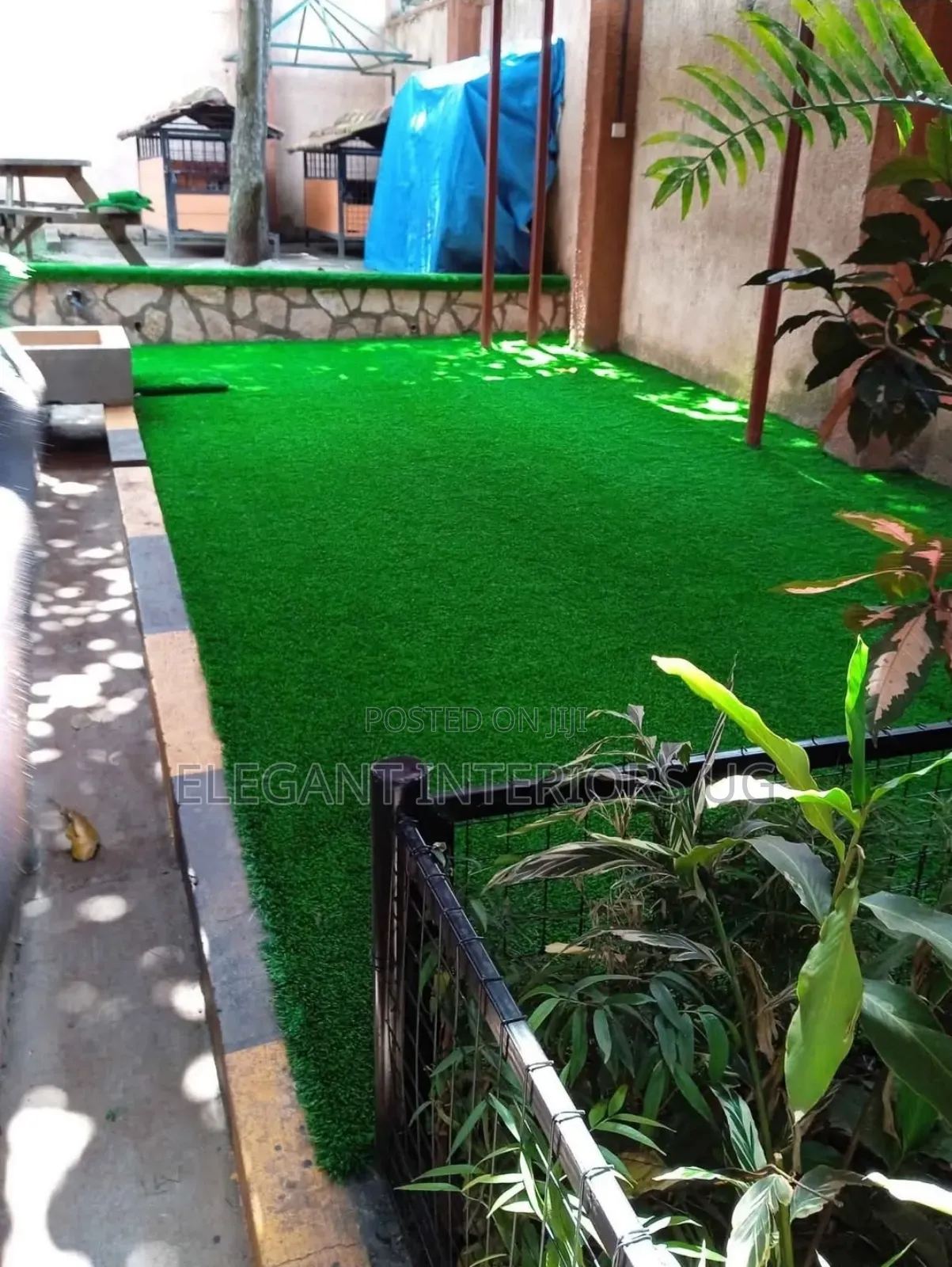 Artificial Grass Carpets Used on Home Balconies and Compounds