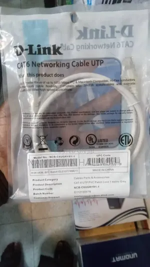 D-Link Cat6 Networking Cable Utp.