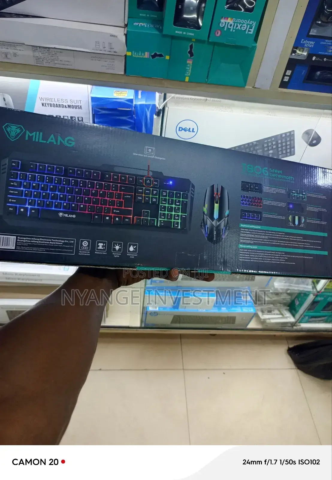 Gaming Key Board With Mouse. Midrange Gaming Keyboard