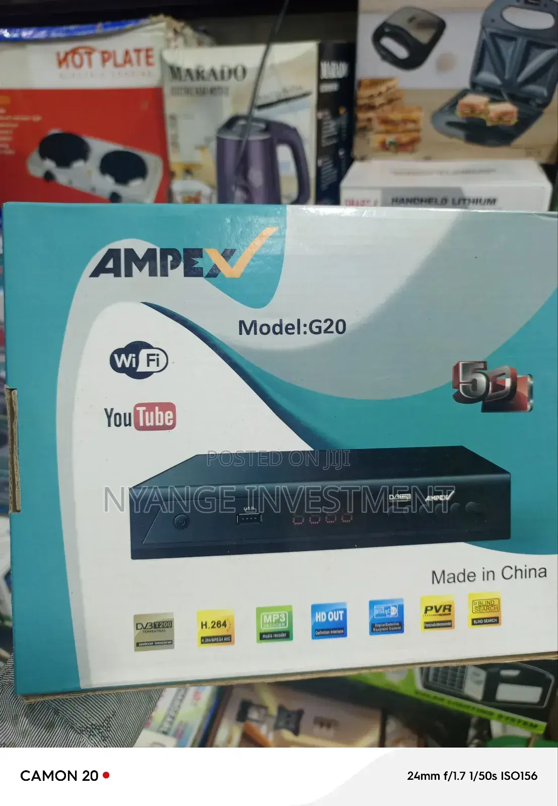G20 Free to Air Decorder. Ampex Decorder