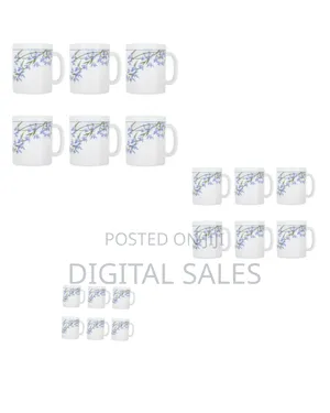 Luminarc 6 Pieces of Luminarc Tea Coffee Mug Cups