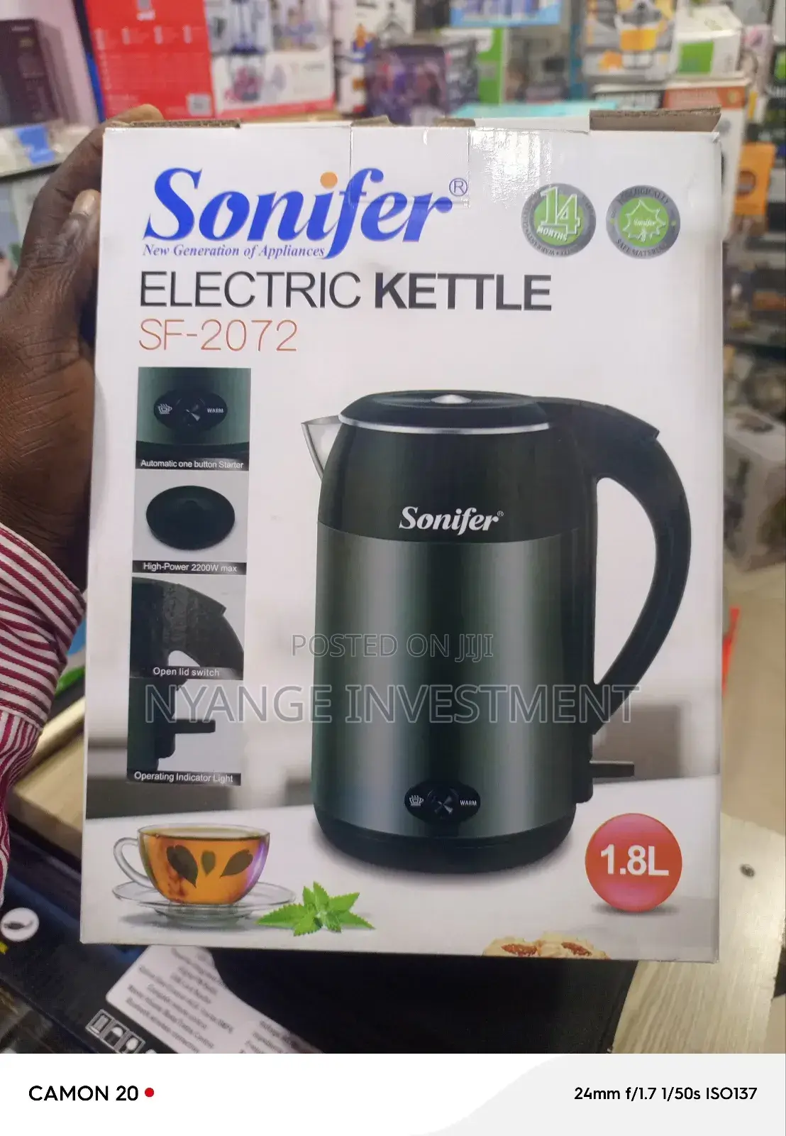 Sonifer Keep Warm 1.8l Kettle. Kettle