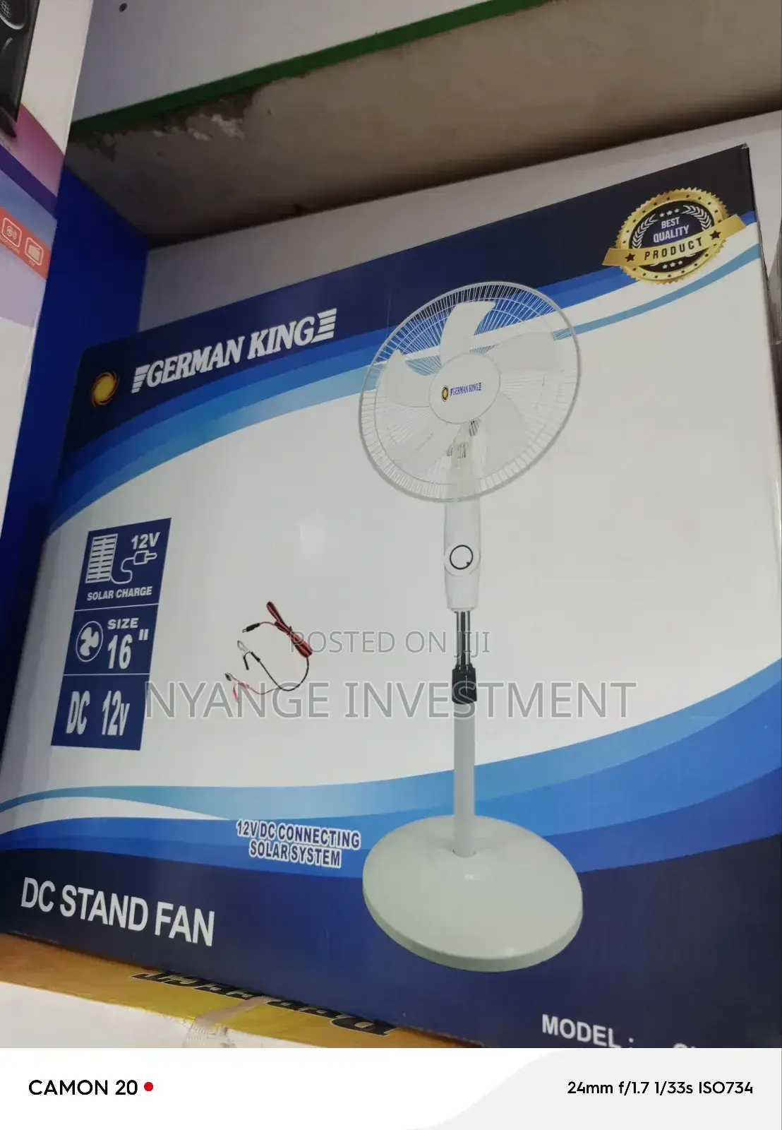 Dc Stand Fan. Germany King Stand Fan