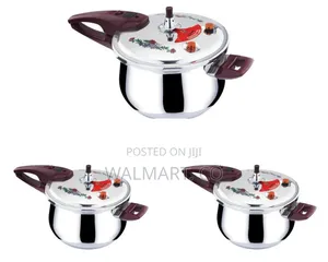 6 Litres Stainless Steel Cooker With Steamer-Silver