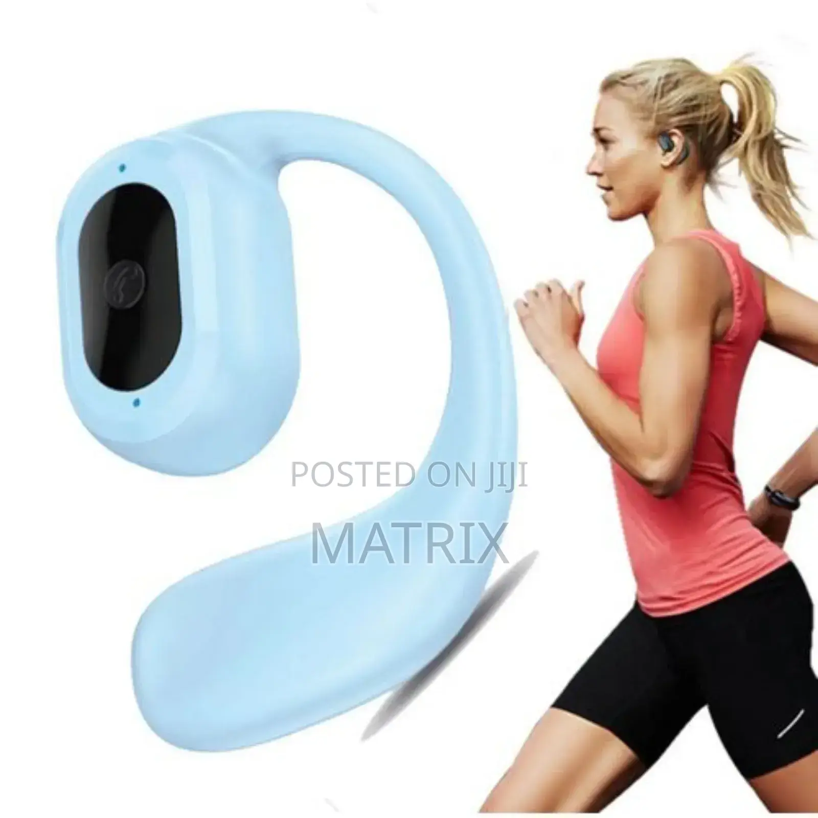 Single Ear Mini Wireless Headphones Sports Headset With Mic Handsfree