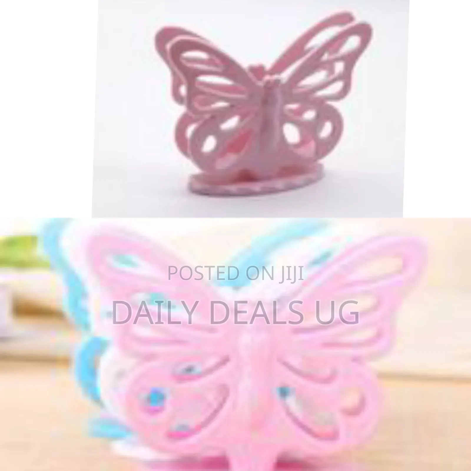 Plastic Butterfly Shaped Paper Tissue Serviette Napkin Holder
