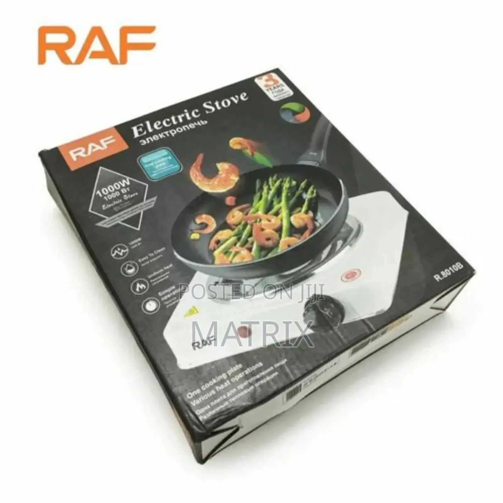 Raf Electric Coil Stove Hot Plate Cooker With Uniform Heating