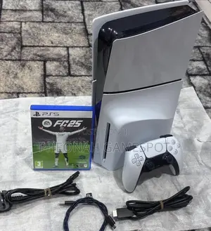 Compact Ps5 Slim, Great Condition, 2 Pads and Top Games Inside.