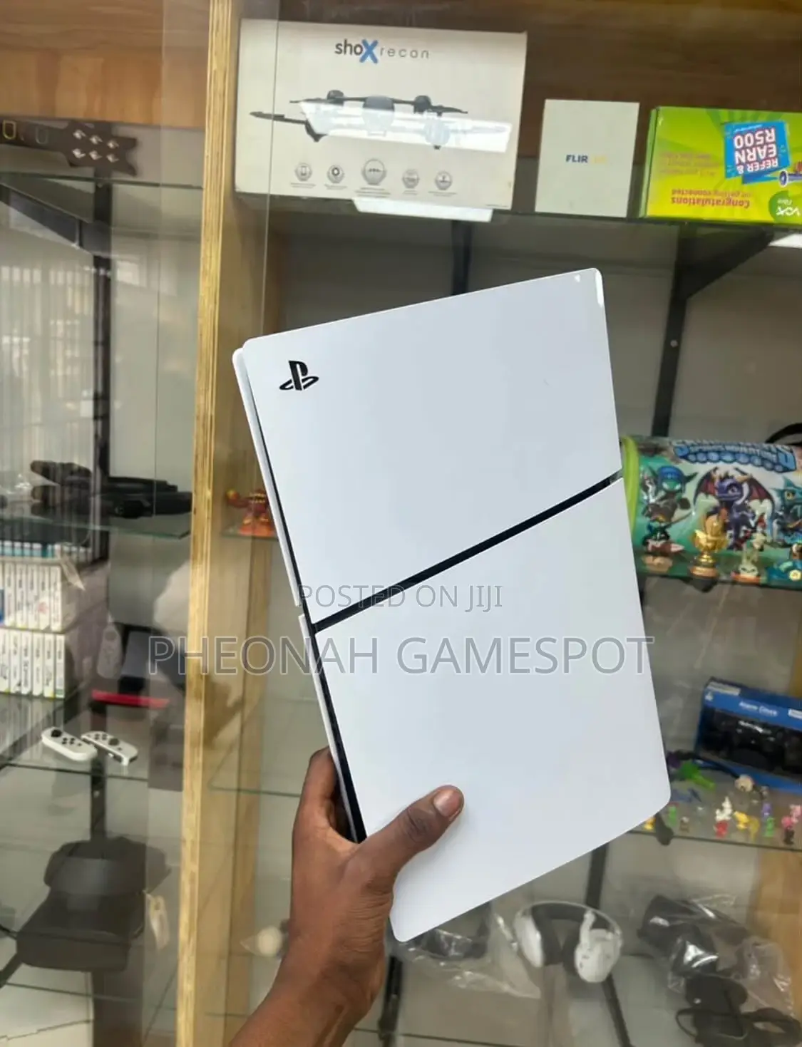 Stunning Ps5 Slim Pack, Dual Pads, 4 Games, Plug and Play!