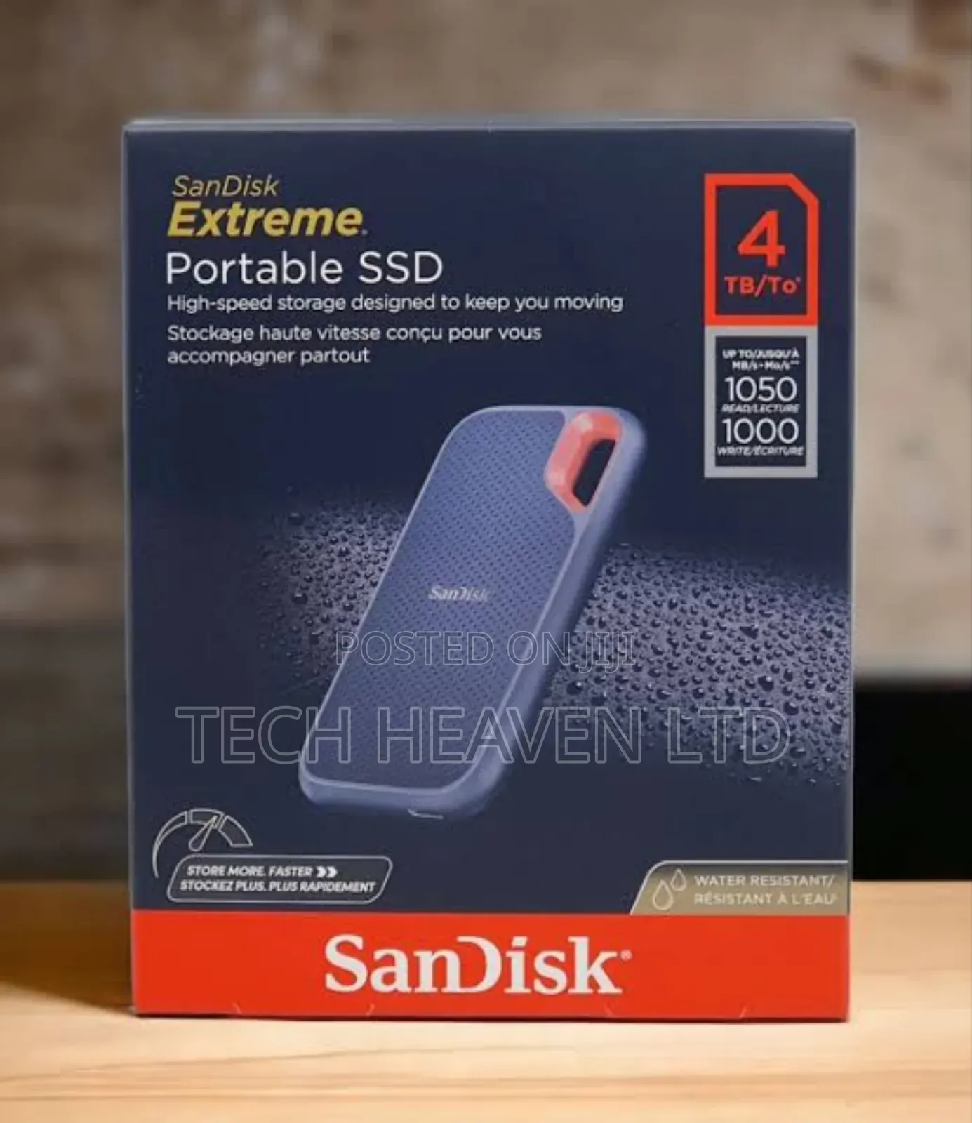 Original 4tb Black Sandisk Extreme Portable SSD