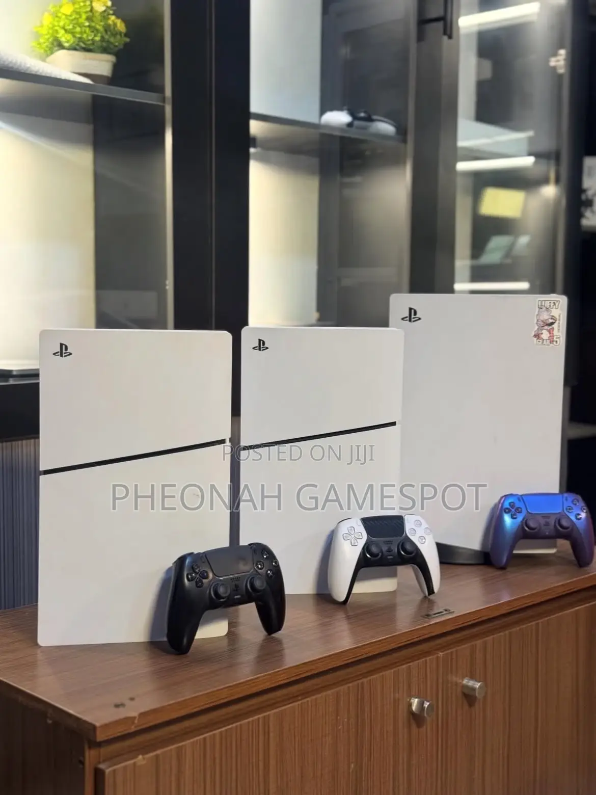 Ps5 Slim Bundle, 2 Controllers, 5 Games, Instant Fun!