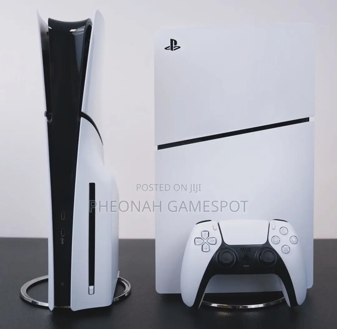 Ps5 Slim, Fast Loading Console, 2 Pads, 4 Great Titles Inside.