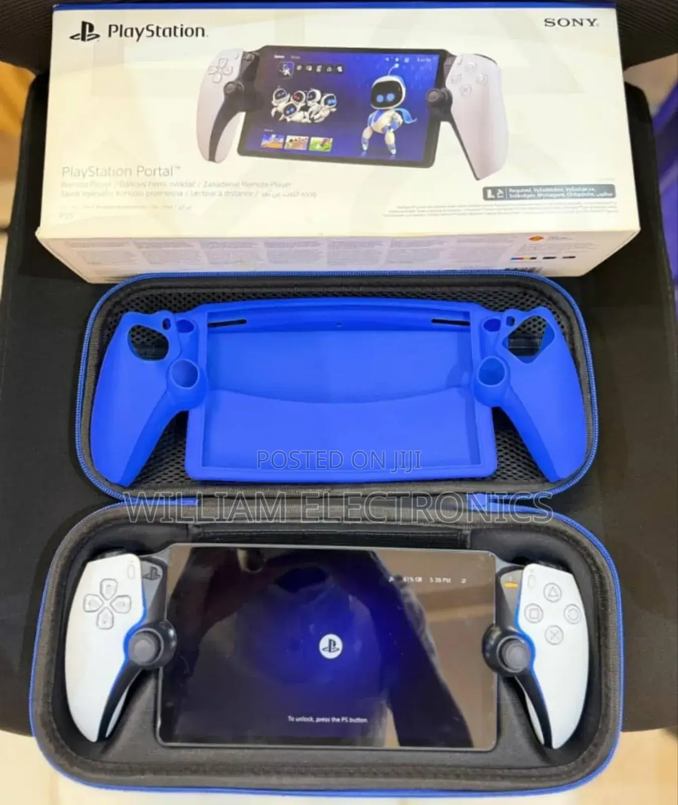 Play Station Portal With Cover and Case