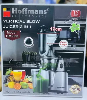 Hoffman 2 In 1 Vertical Slow Juicer -hm 638