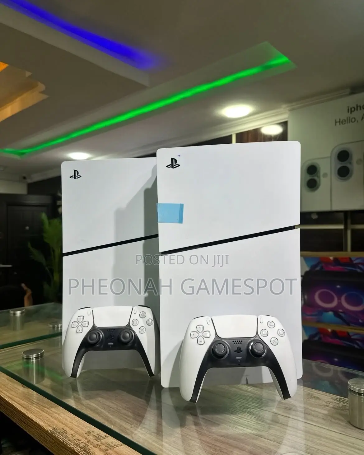 Ps5 Slim for Sale, Like New, Dual Pads, 4 Loaded Titles.