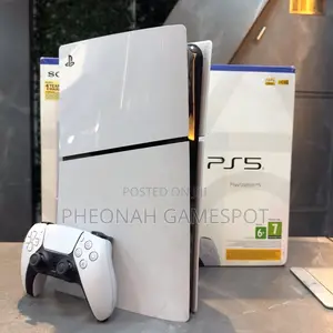 Game-Ready Ps5 Slim, Dual Controllers, 5 Cool Titles Included.