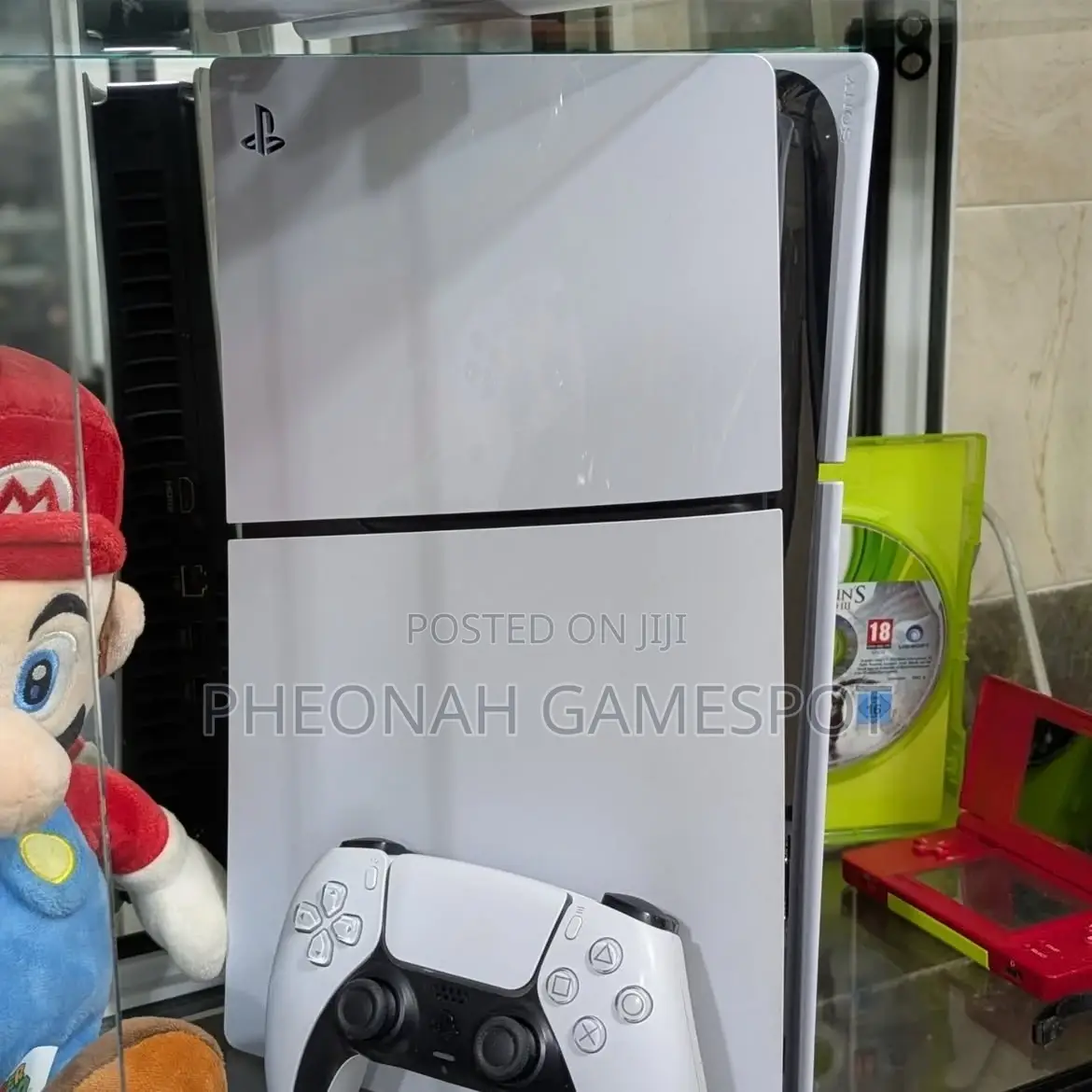 Clean Ps5 Slim System, 2 Wireless Pads, 3 Cool Games Inside.