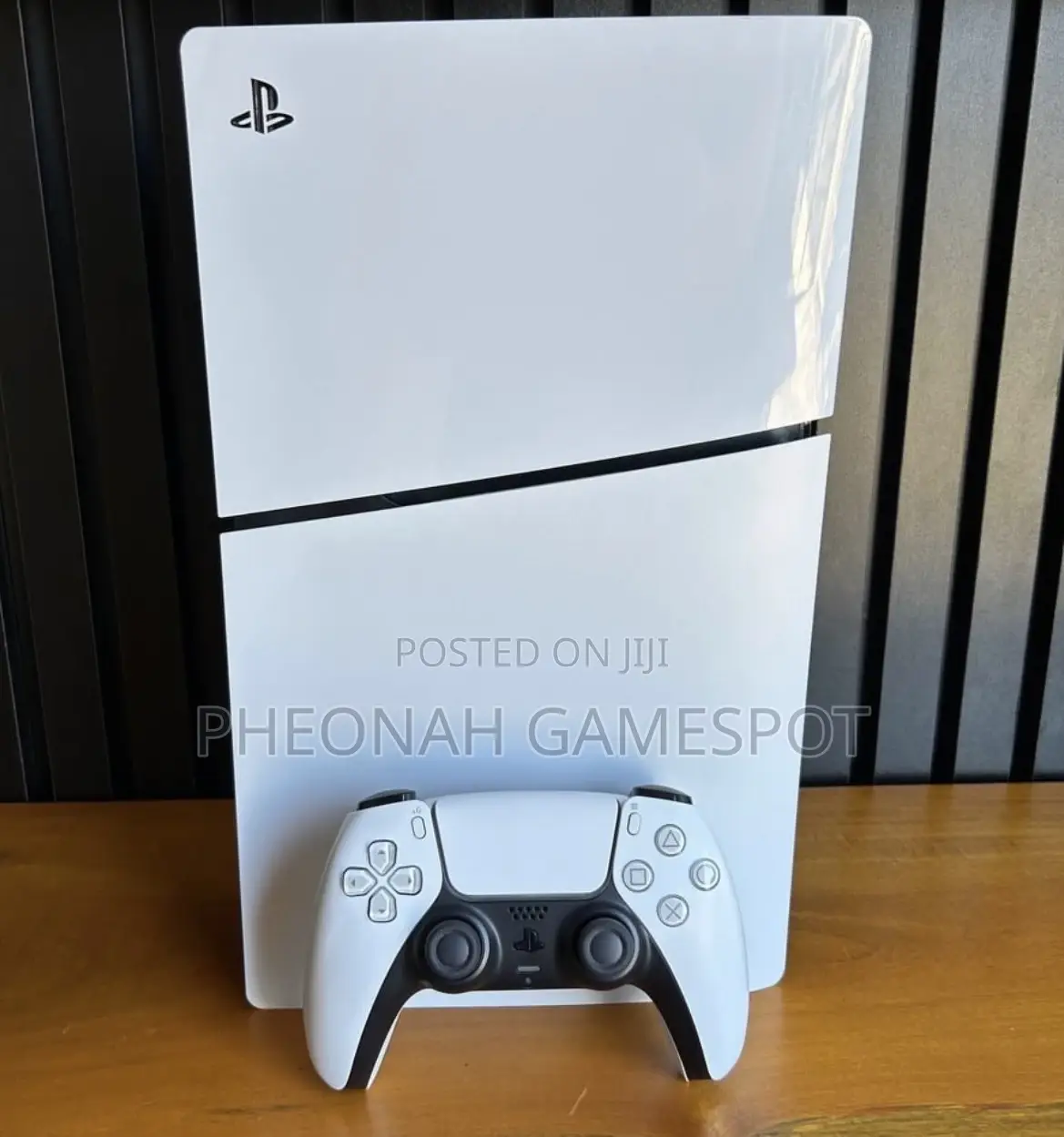 Fast and Sleek Ps5 Slim, Dual Pads, 5 Fun Titles Included.