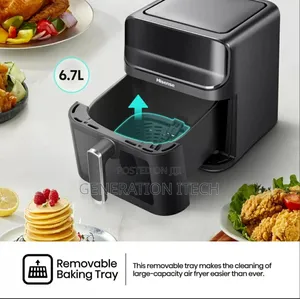 Hisense Air Fryer 6.7l With Led Display And Touch Control
