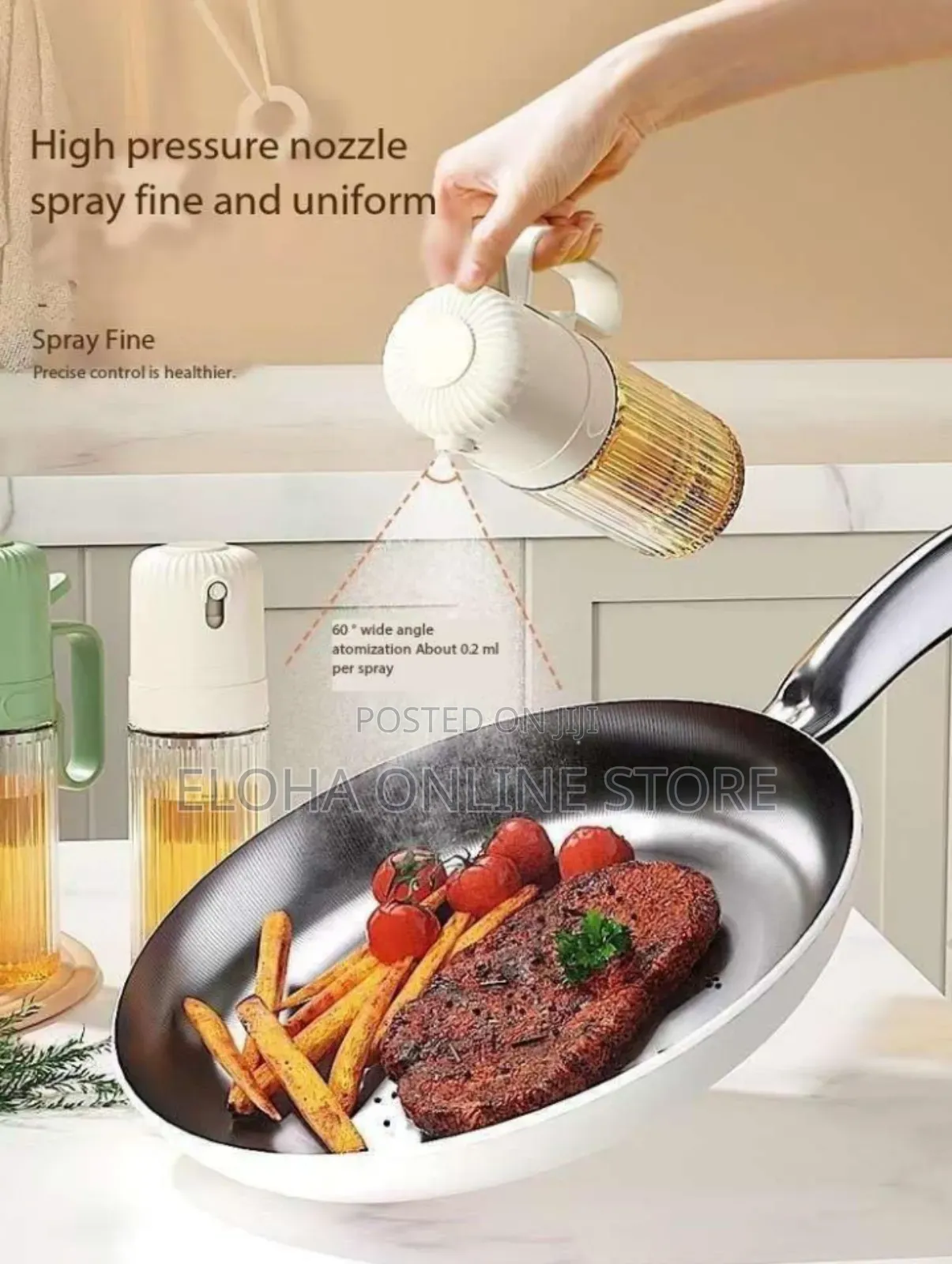 250ml Glass Oil Spray Bottle